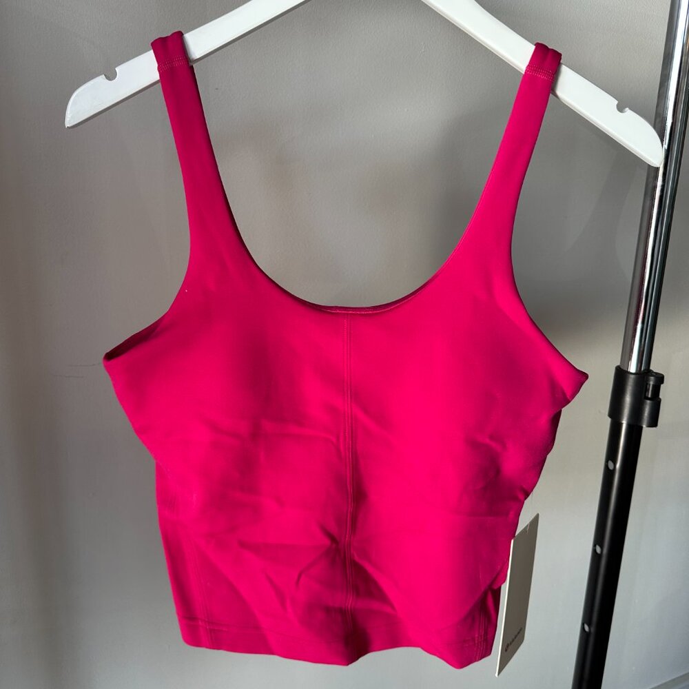 NWT Lululemon Glow Up Tank, Hot Pink - Picture 5 of 7